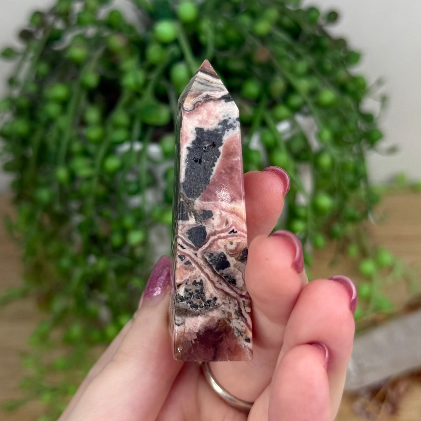 Rhodochrosite Point (W153)
