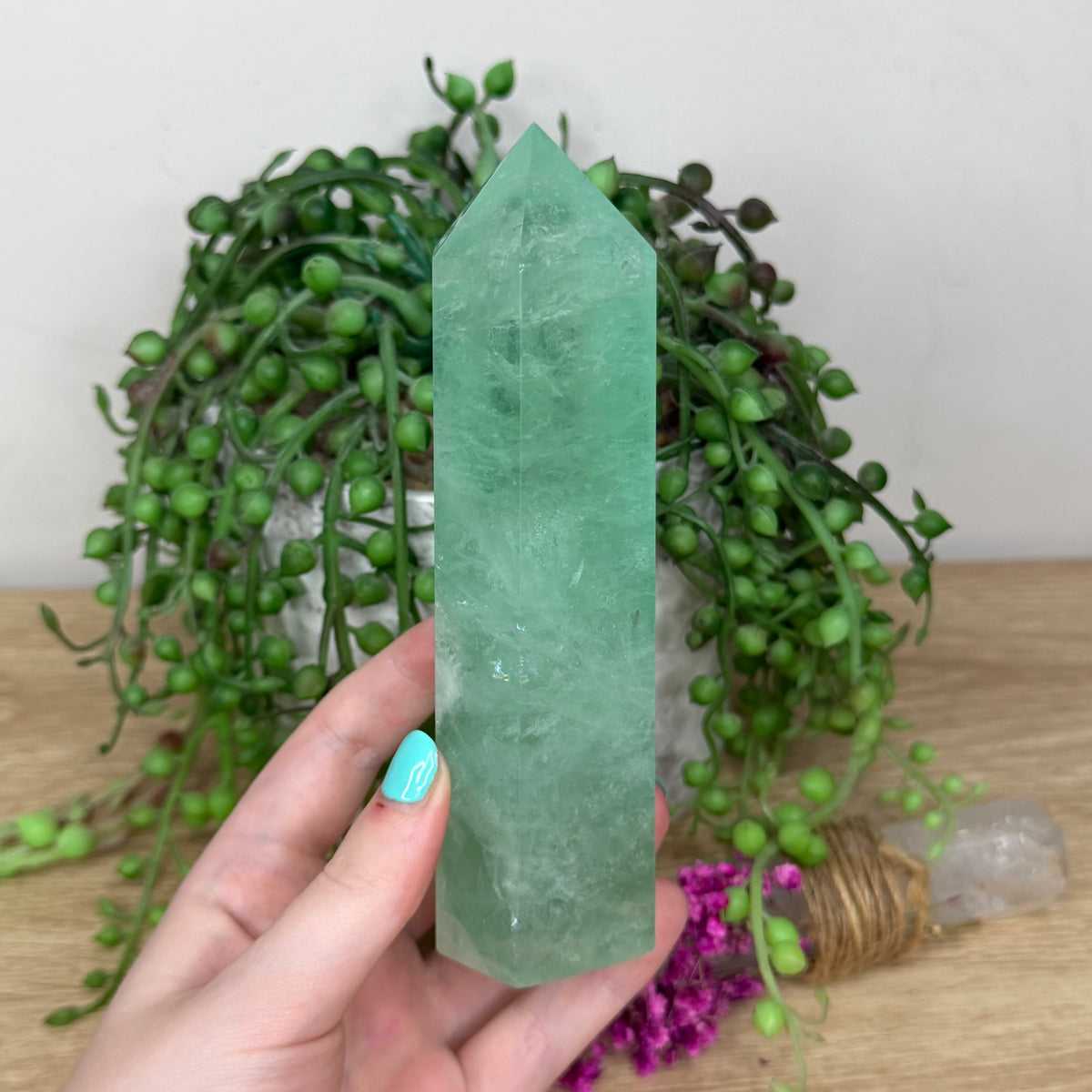 Green Fluorite Tower (20B)