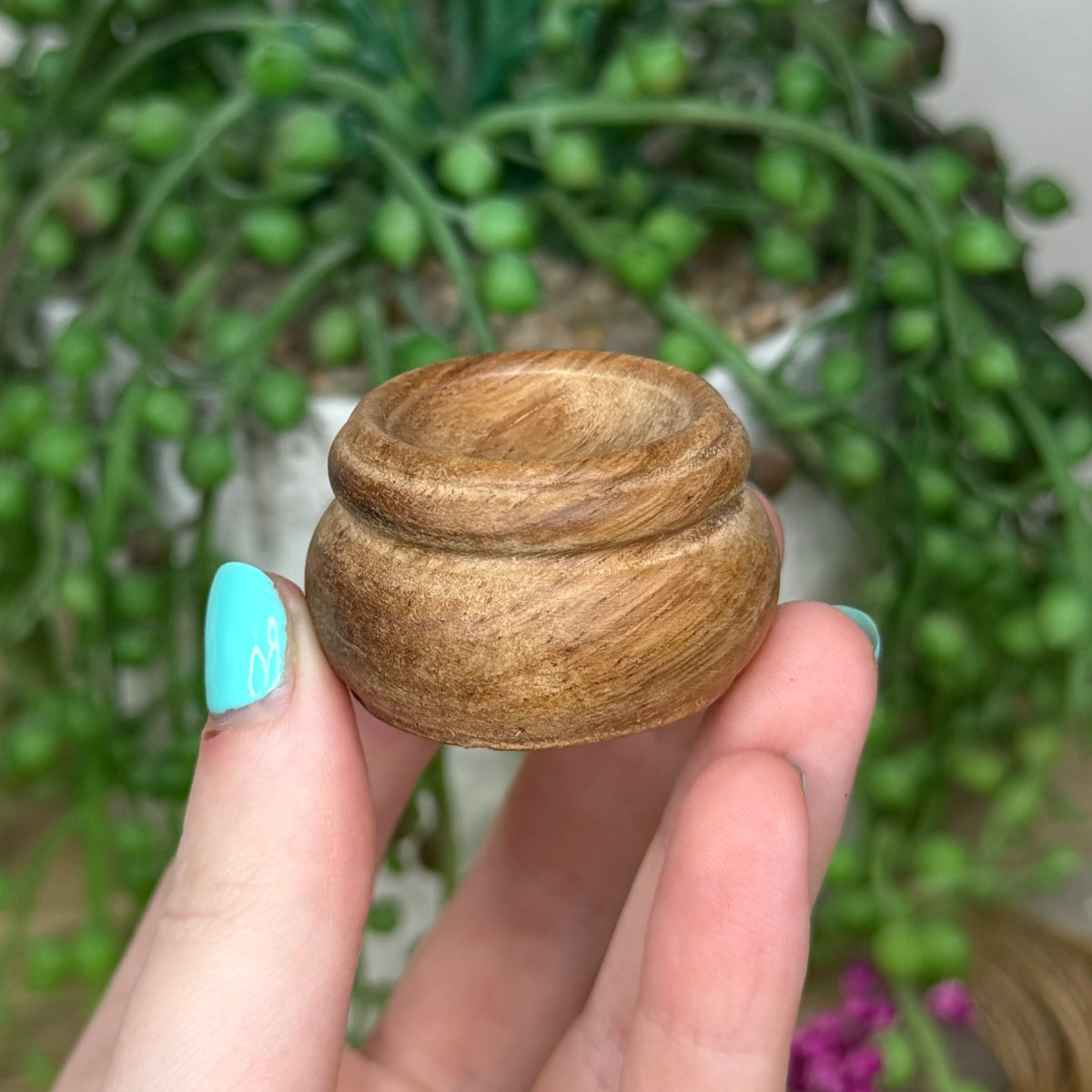 Round Wooden Sphere Stands