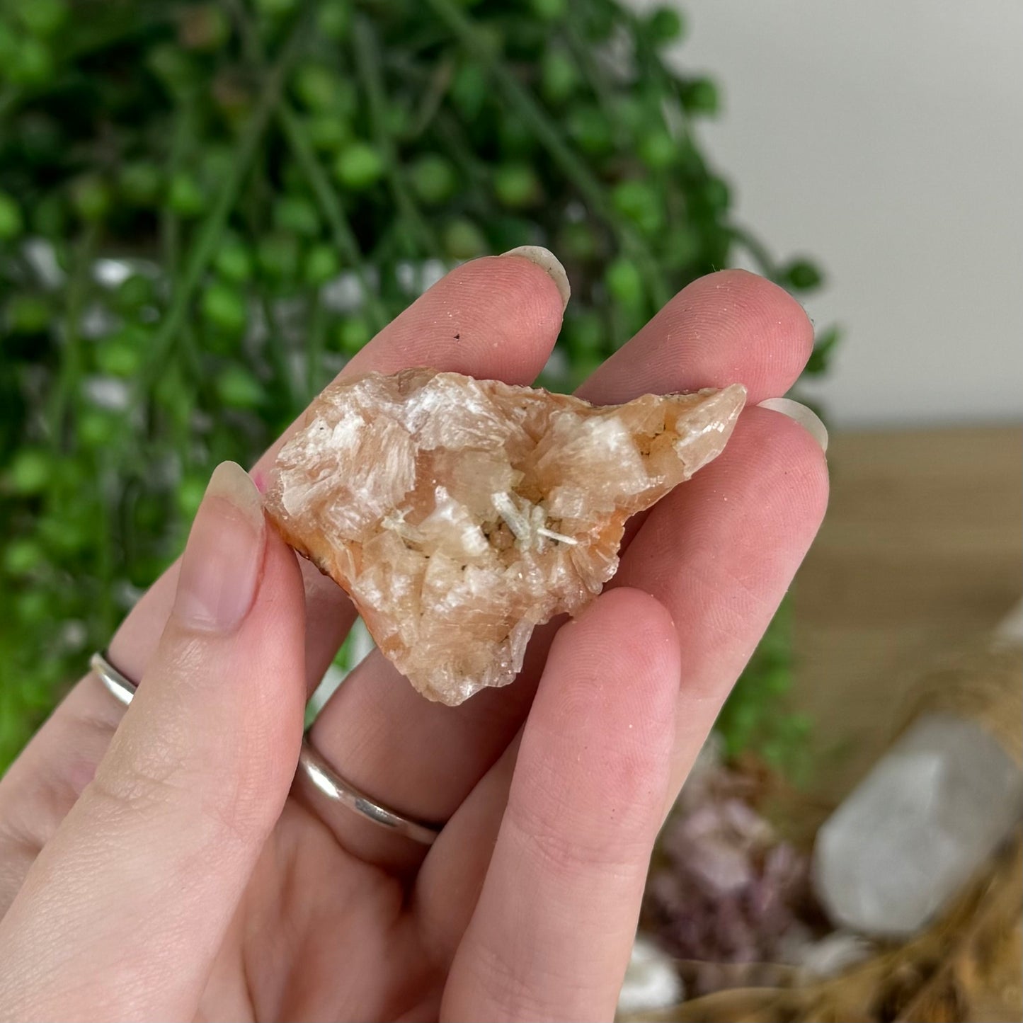 Peach Apophyllite Cluster (Q831)
