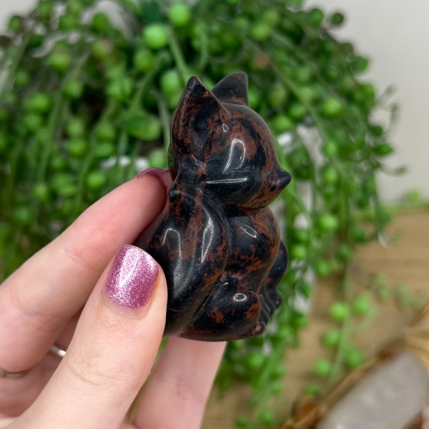 Mahogany Obsidian Fox (W269)
