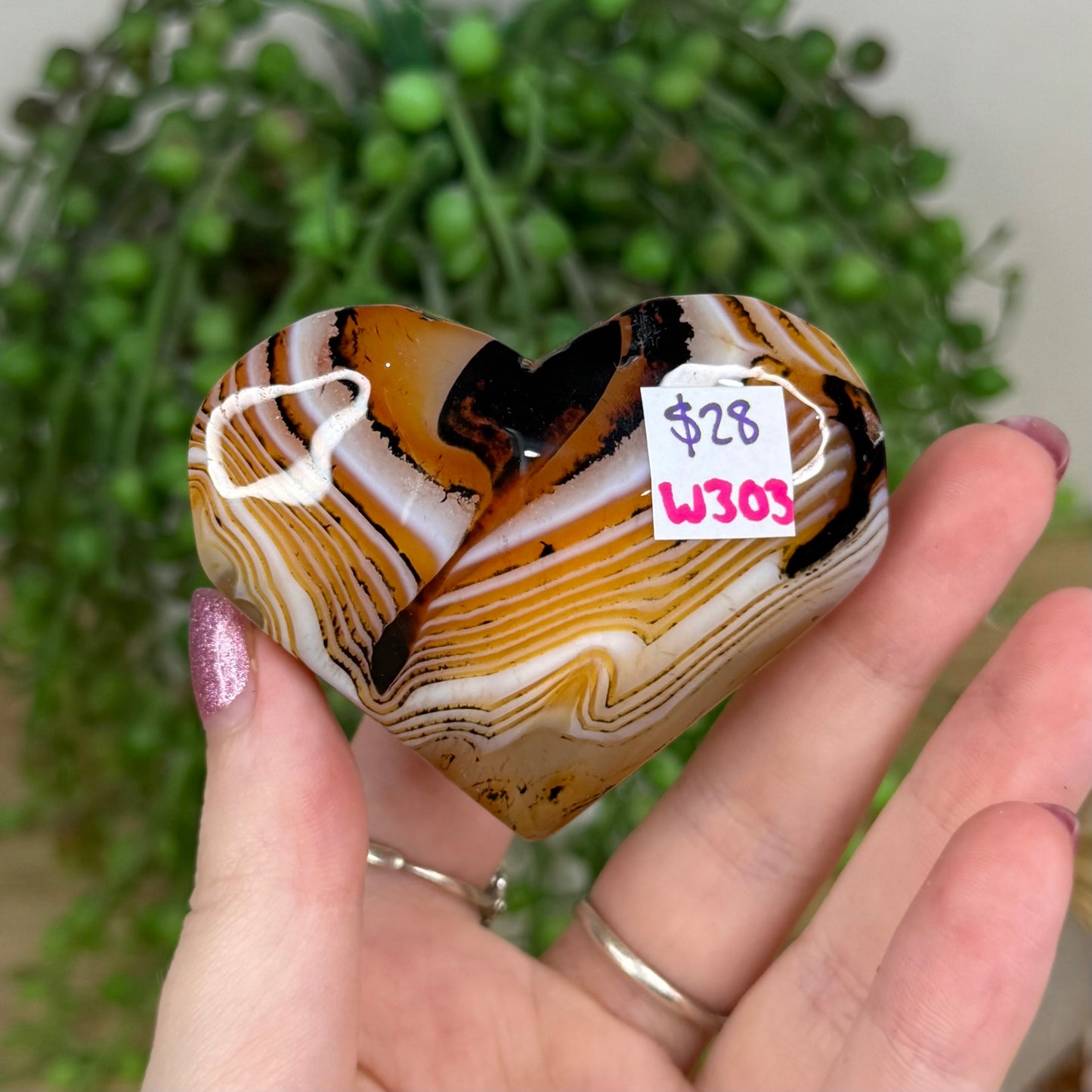 Sardonyx Heart (W303)