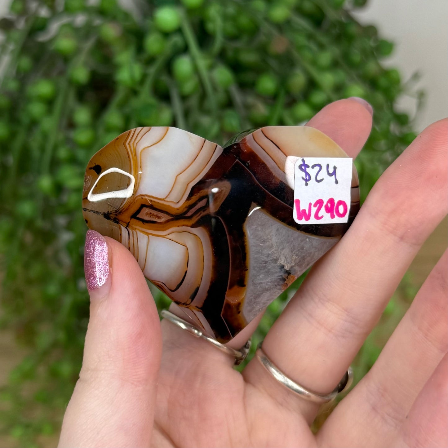 Sardonyx Heart (W290)