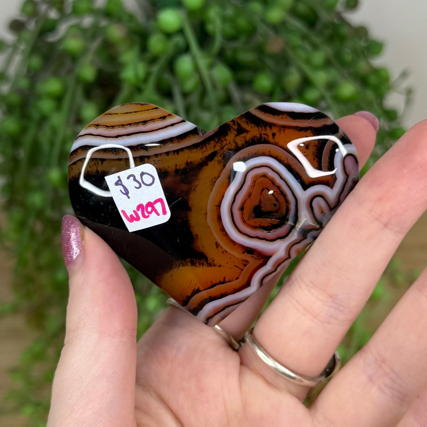 Sardonyx Heart (W297)