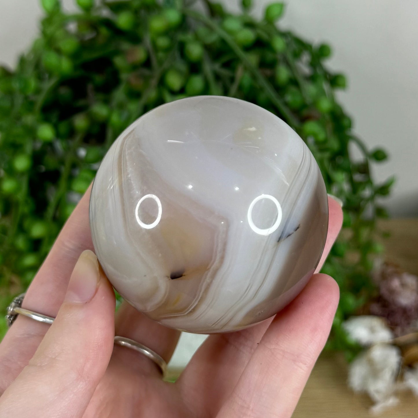 Pink Agate Sphere (R132)