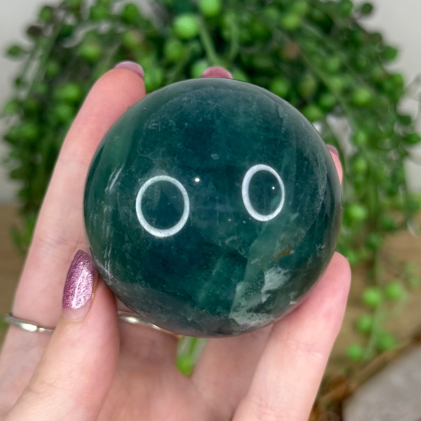 Blue Fluorite Sphere (W307)