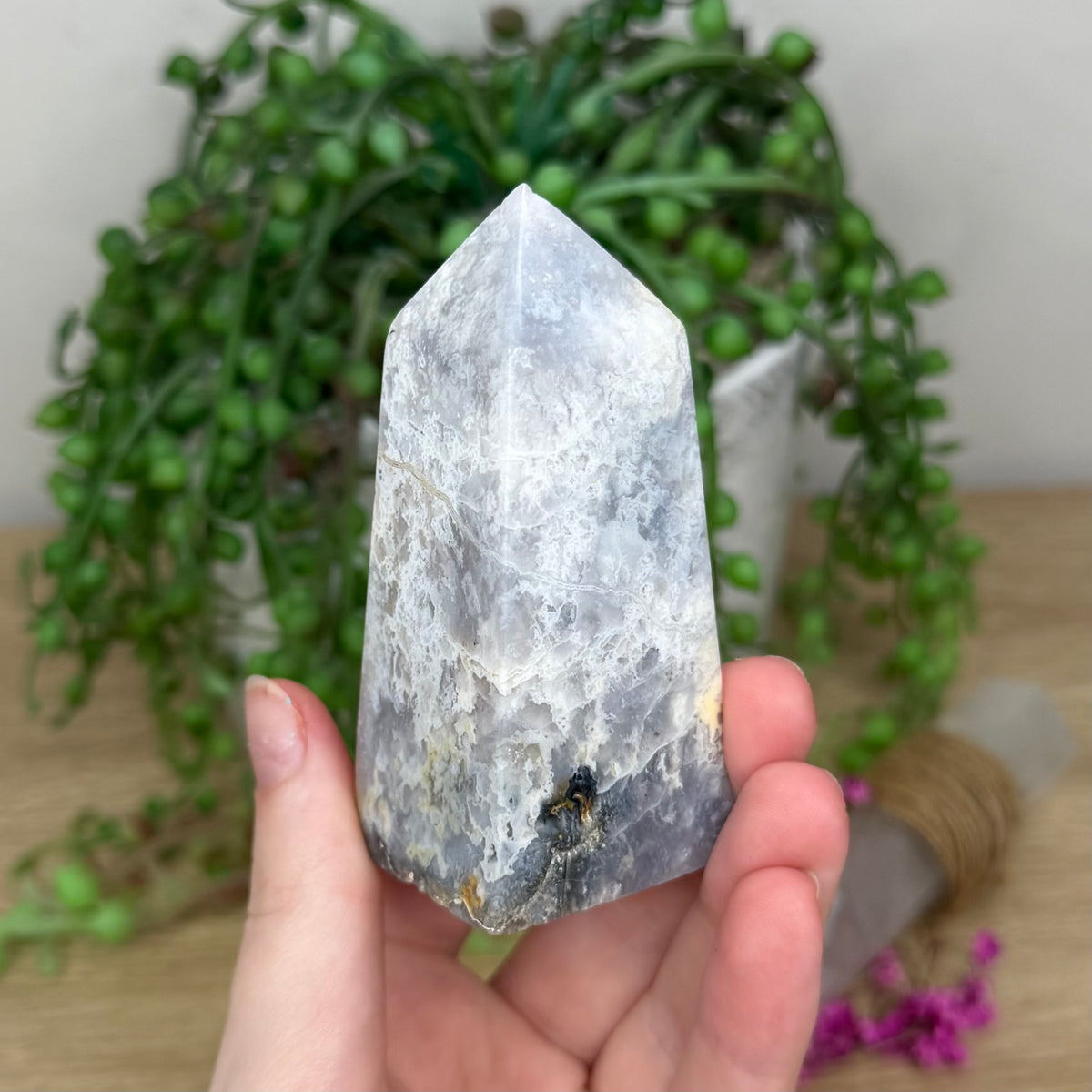 Blue Plume Agate Point (186B)