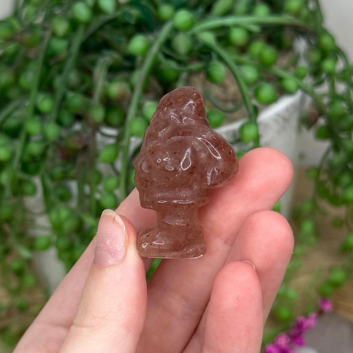 Strawberry Quartz Santa (122B)
