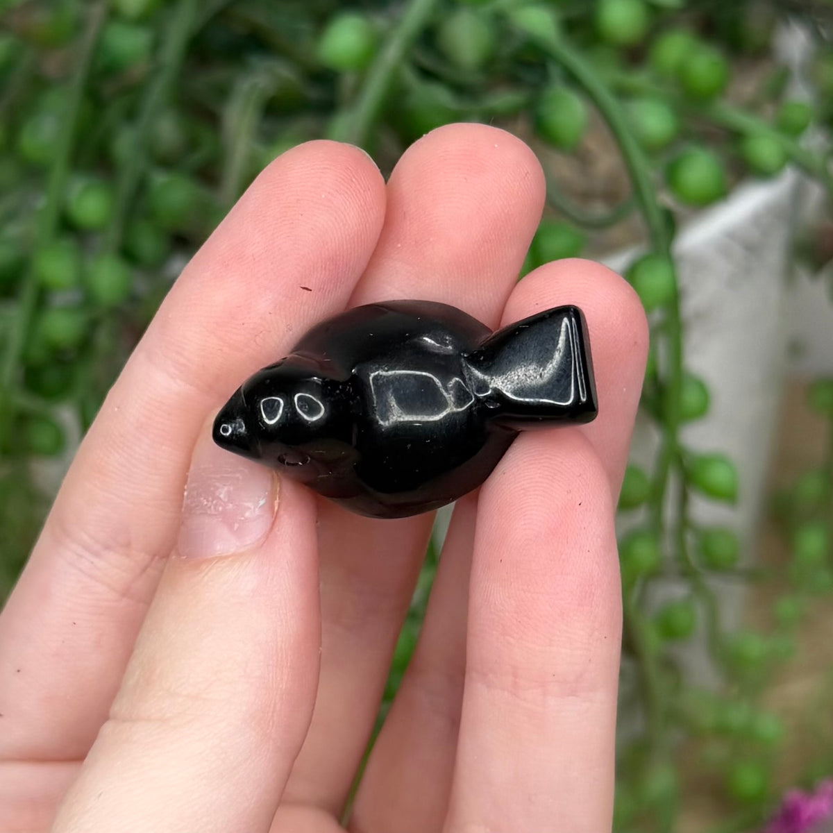 Black Obsidian Small Bird