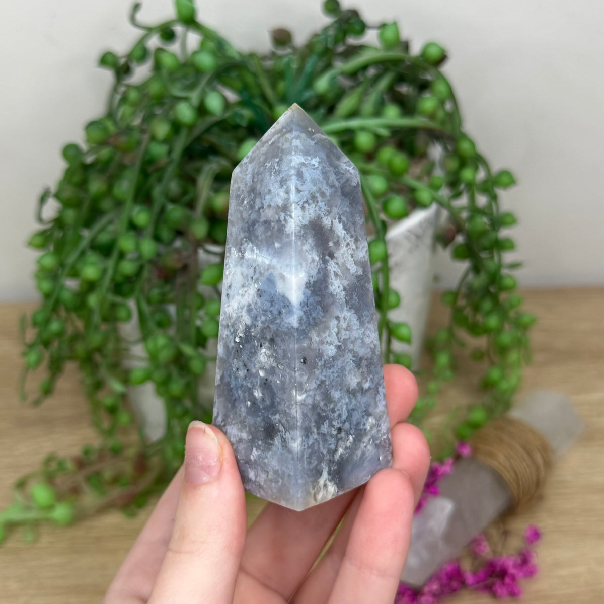 Blue Plume Agate Point (185B)