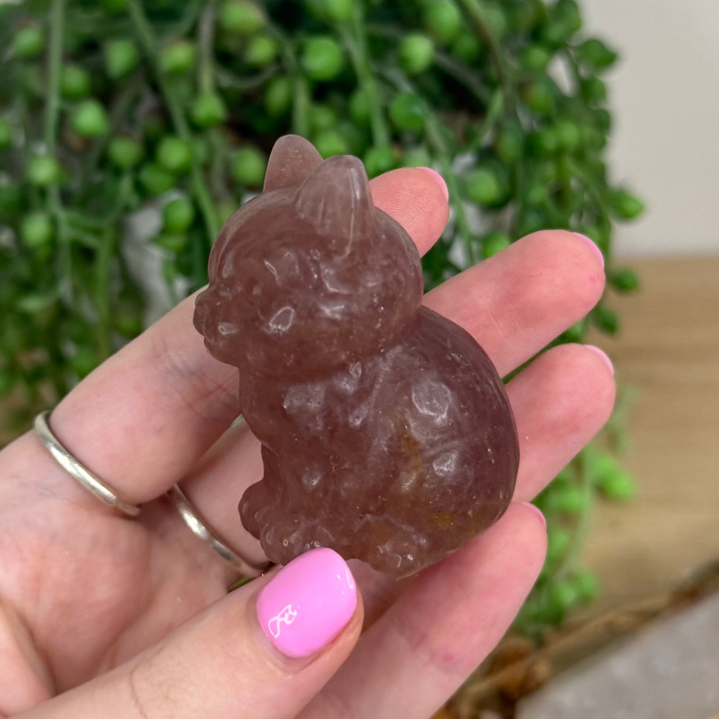 Strawberry Quartz Cat (X200)