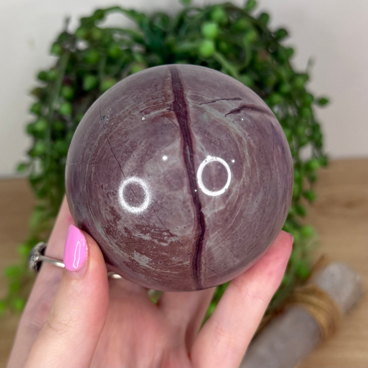 Picture Stone Jasper Sphere (X143)
