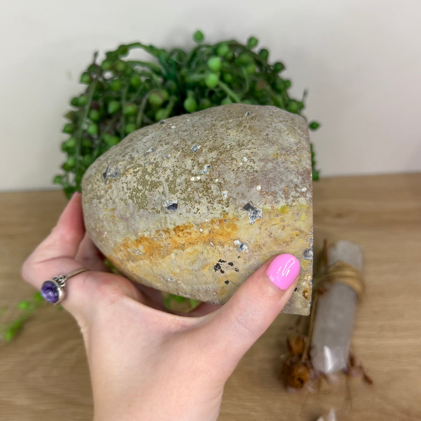 Druzy Agatę Geode Cave (X299)