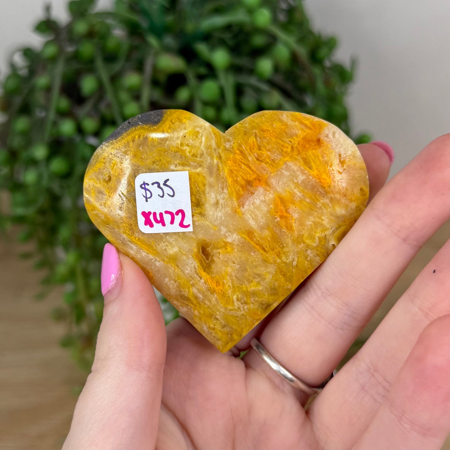 Bumble Bee Jasper Heart (X472)