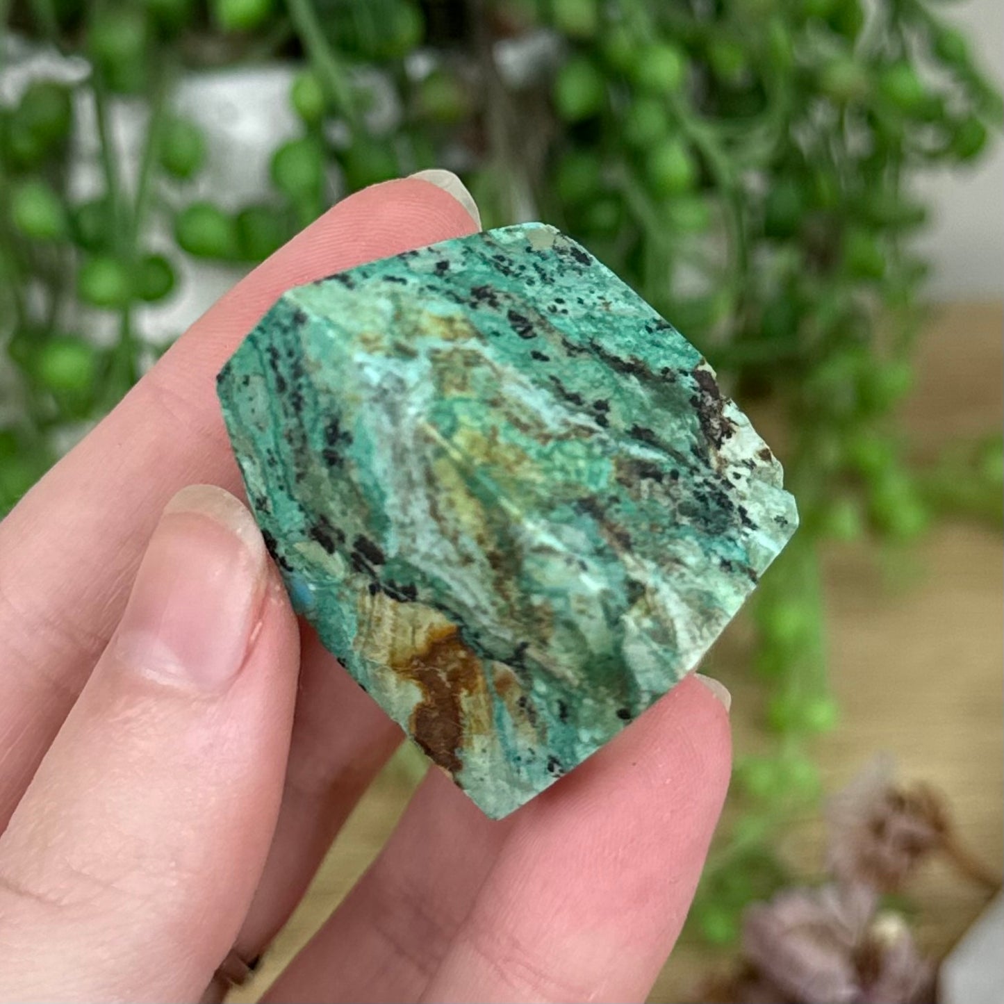 Malachite / Chrysocolla Free Form (R243)