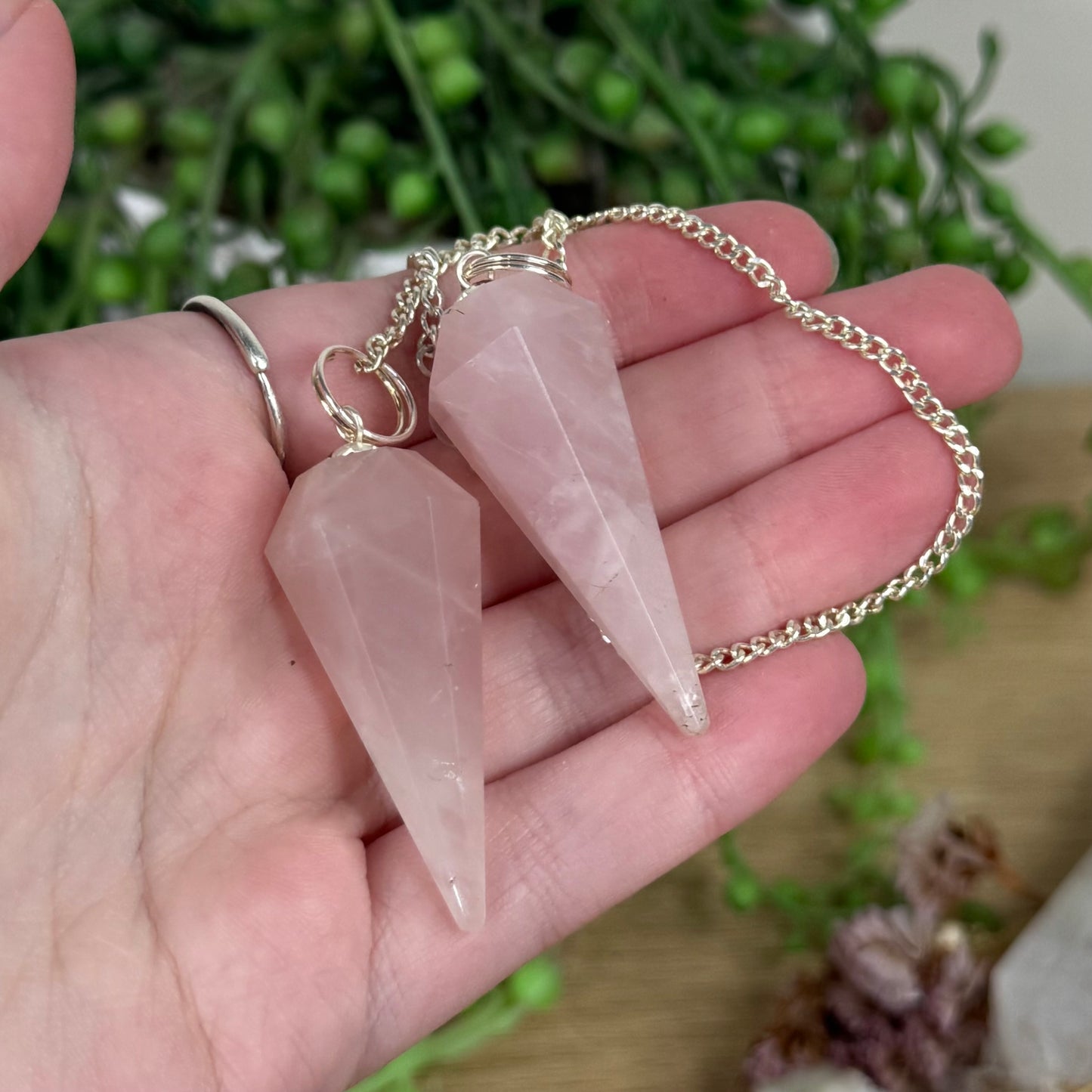 Rose Quartz Pendulum