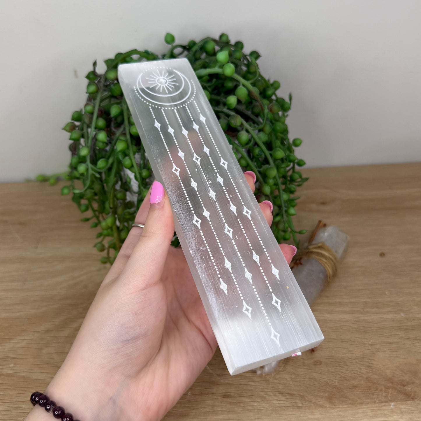 Selenite Incense Holder (X263)