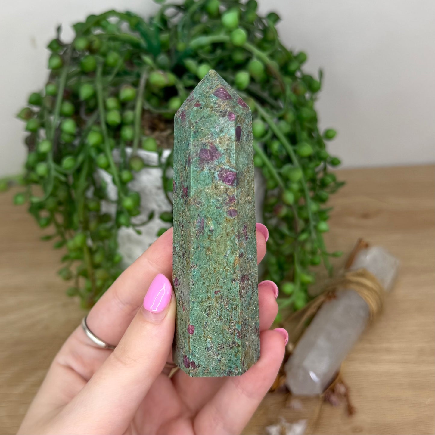 Ruby In Fuchsite Point (X406)