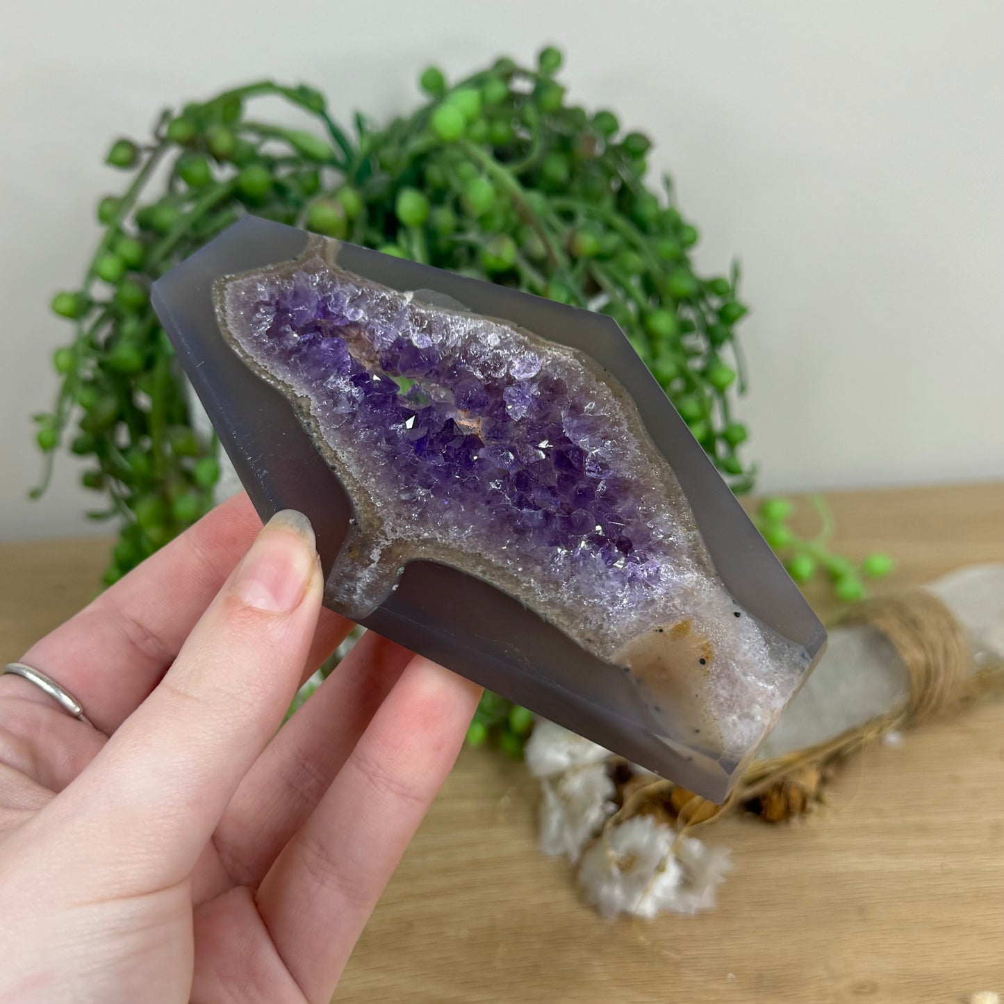 Amethyst / Agate Slab (I710)