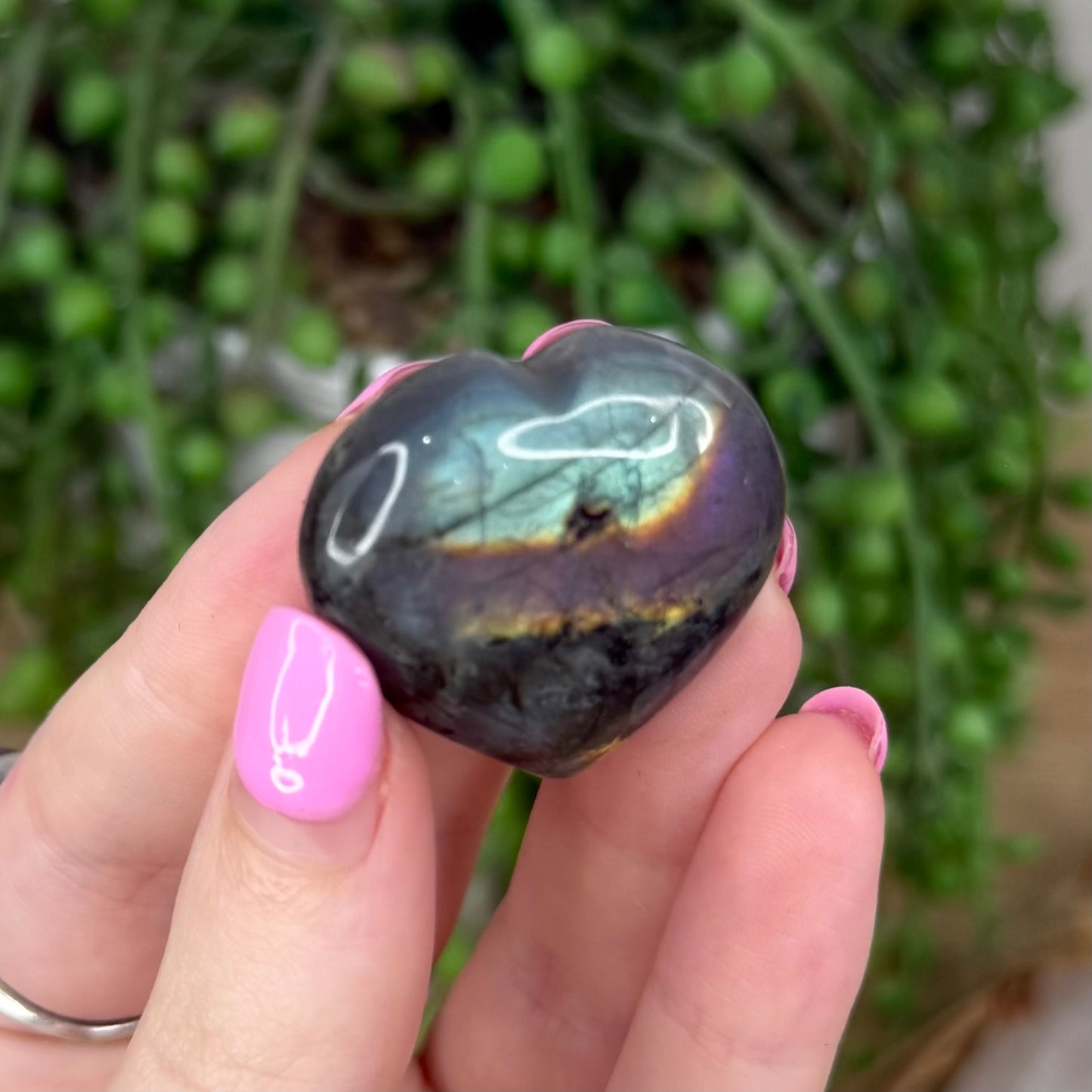 Labradorite Heart (X749)
