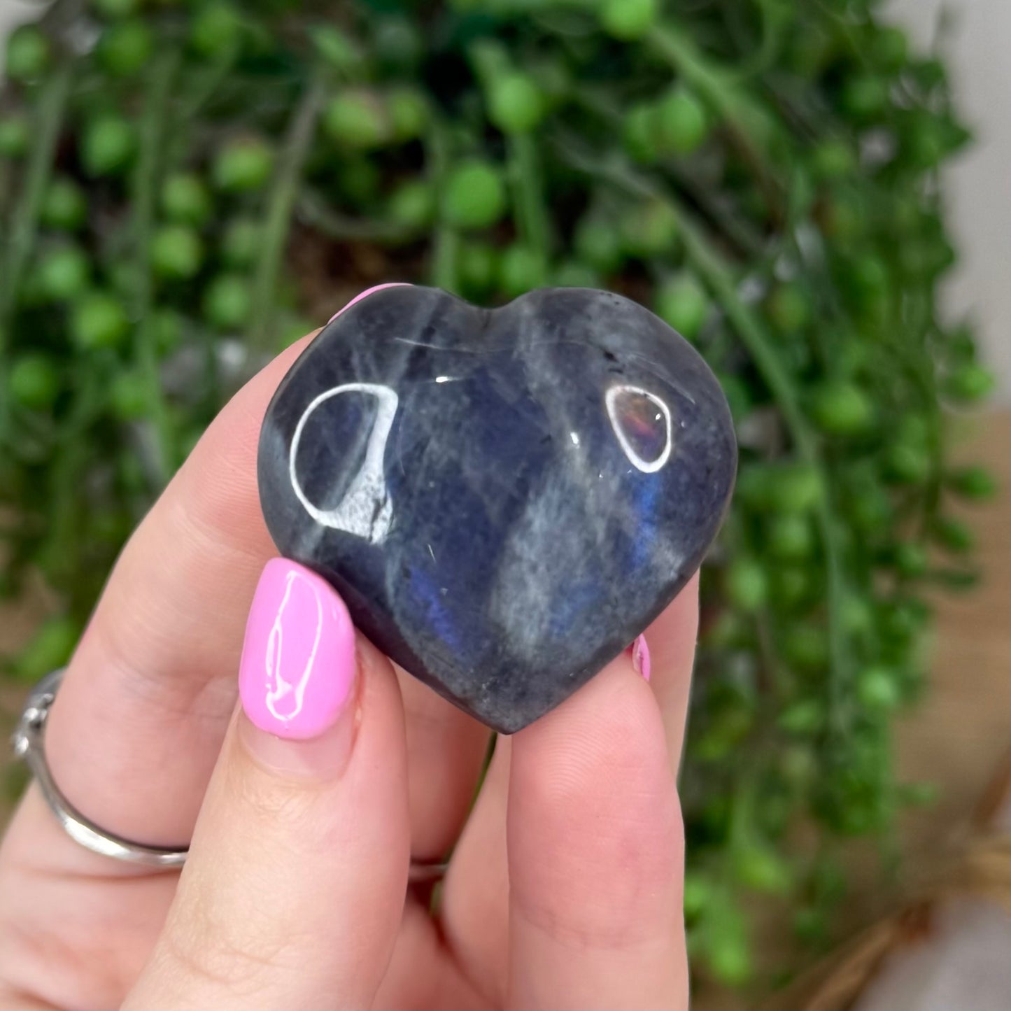 Labradorite Heart (X761)