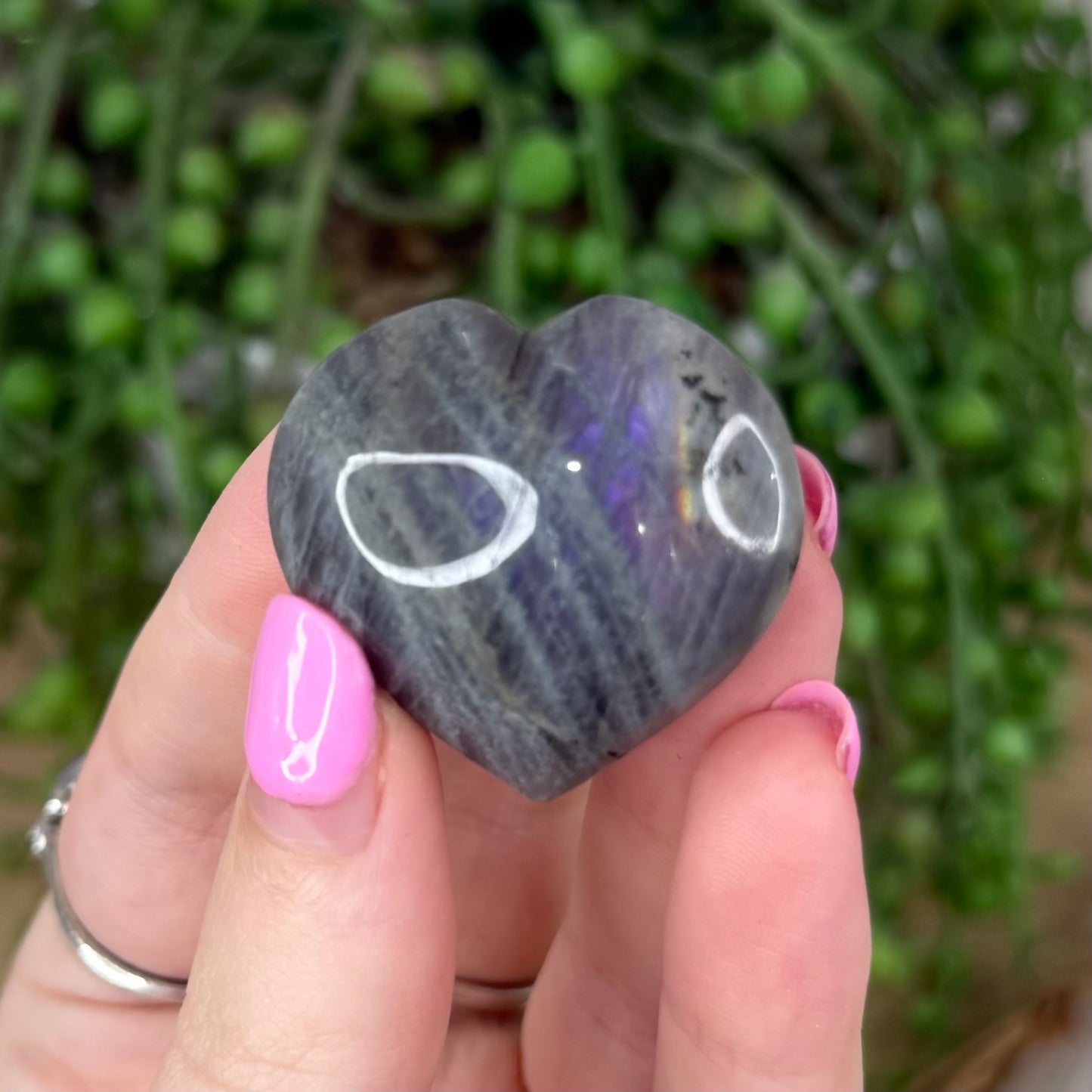 Labradorite Heart (X757)