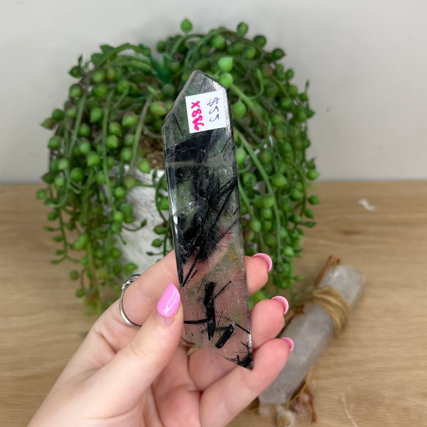 Tourmaline In Quartz Slab (X886)