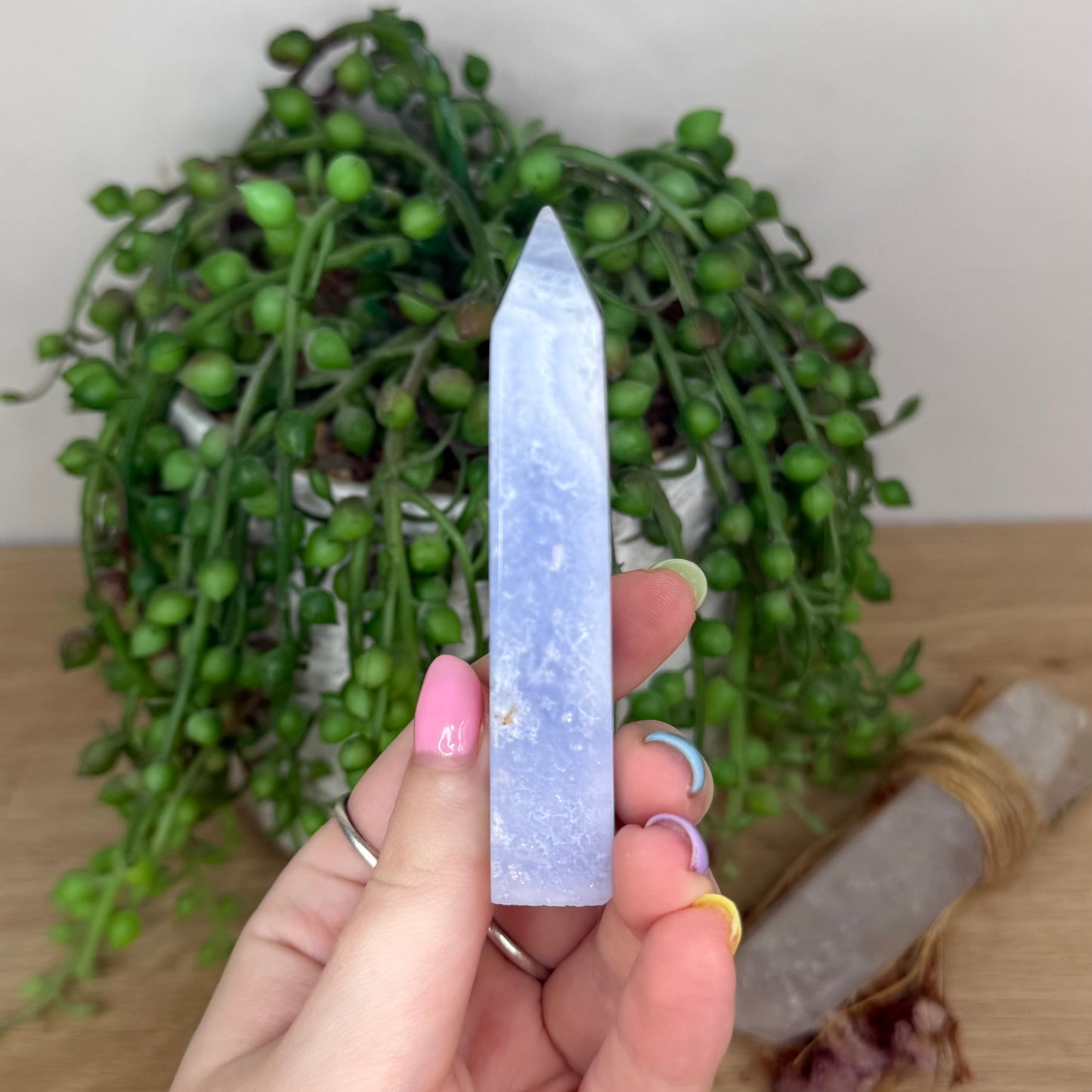 Blue Lace Agate Point (Y20)