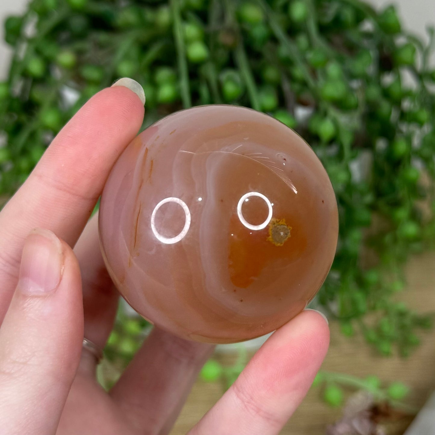 Pink Agate Sphere (S94)