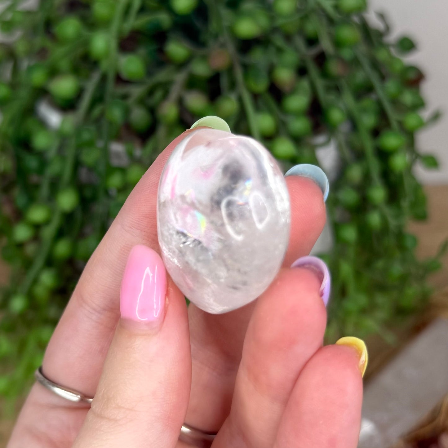 Clear Quartz Heart (X957)