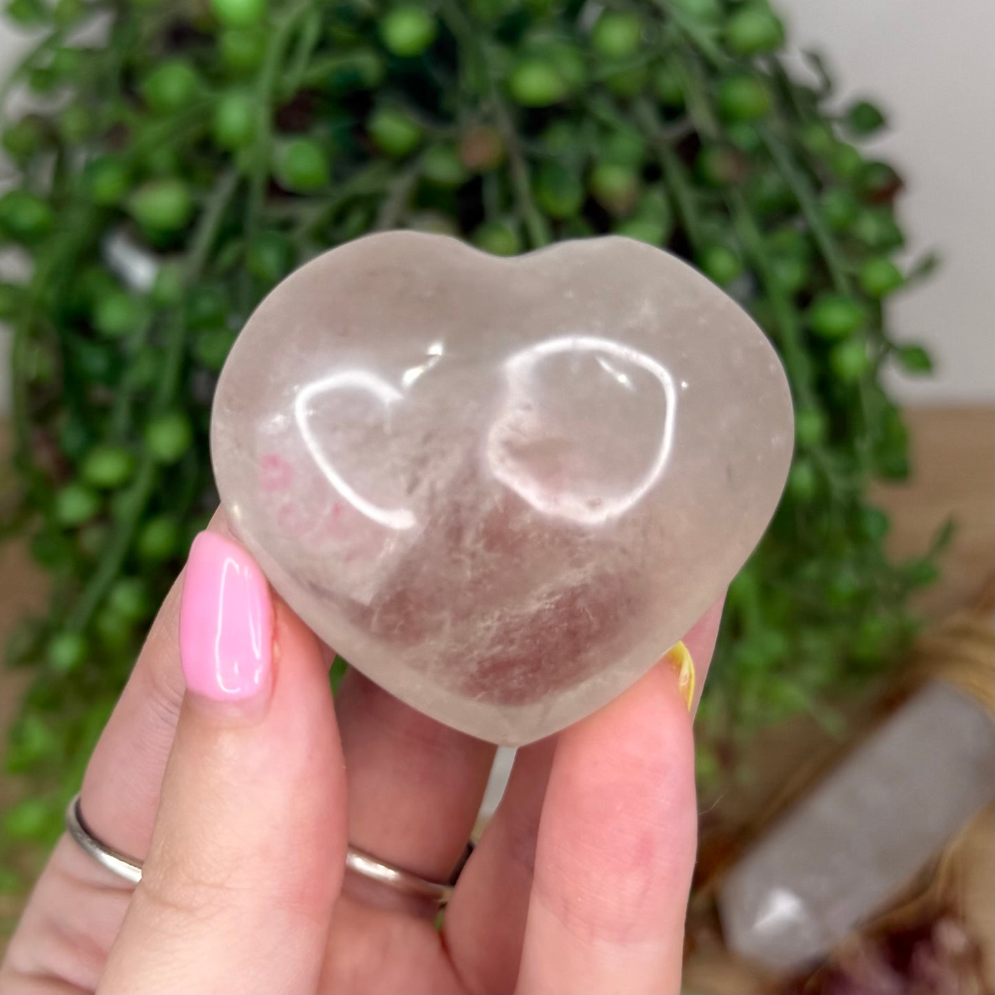Smokey Quartz Heart (X968)