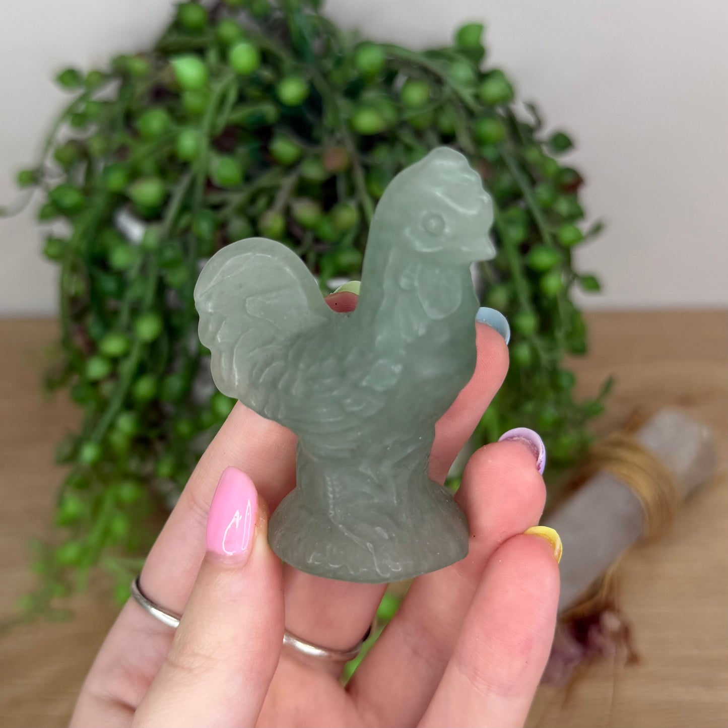 Green Aventurine Rooster (X910)