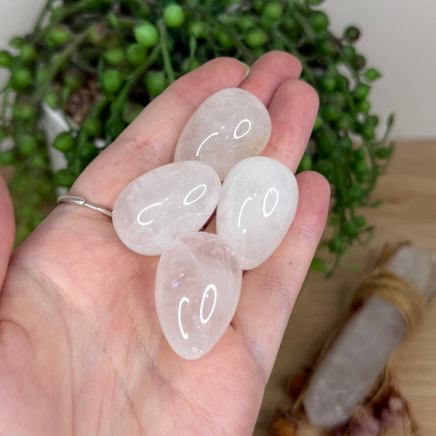 Clear Quartz Mini Egg