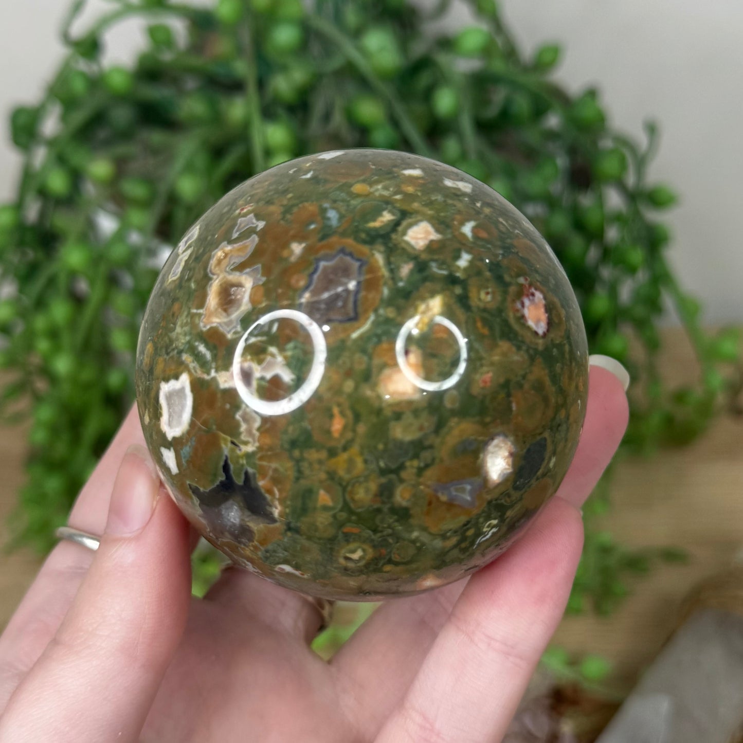 Rainforest Jasper Sphere (S12)