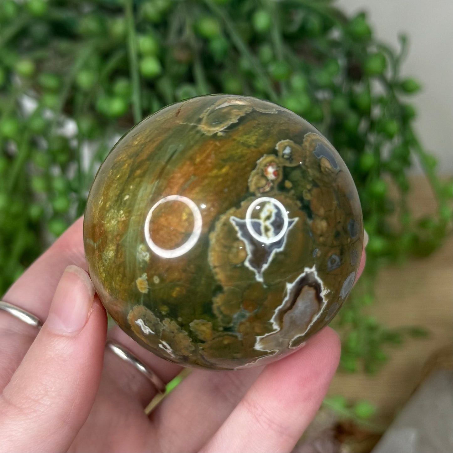 Rainforest Jasper Sphere (S11)