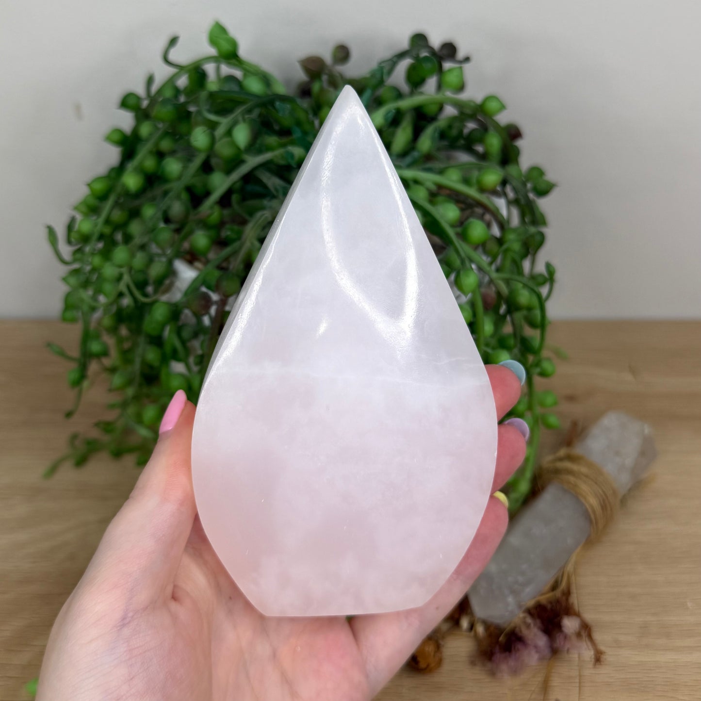 Pink Mangano Calcite Arch Free Form (Y218)