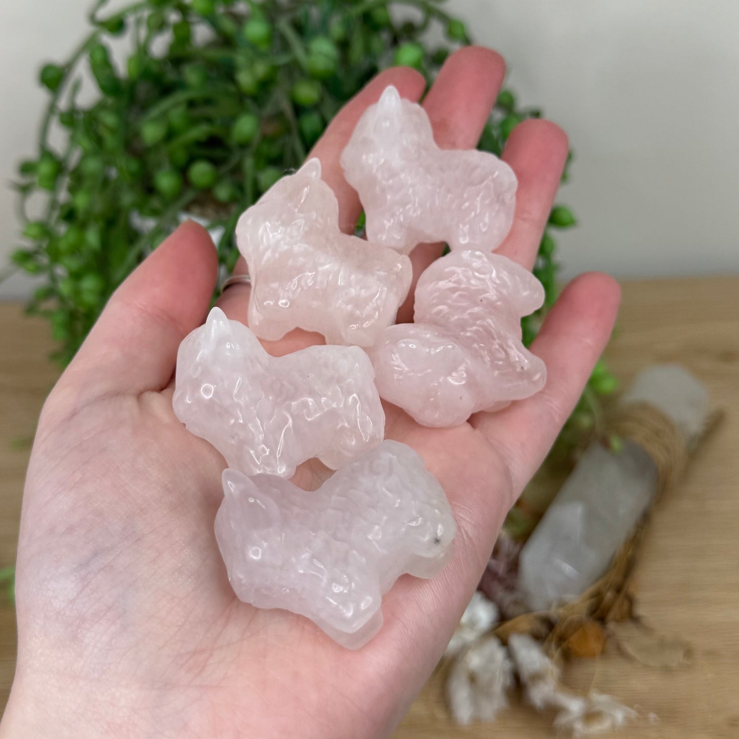 Rose Quartz Small Highland Cow