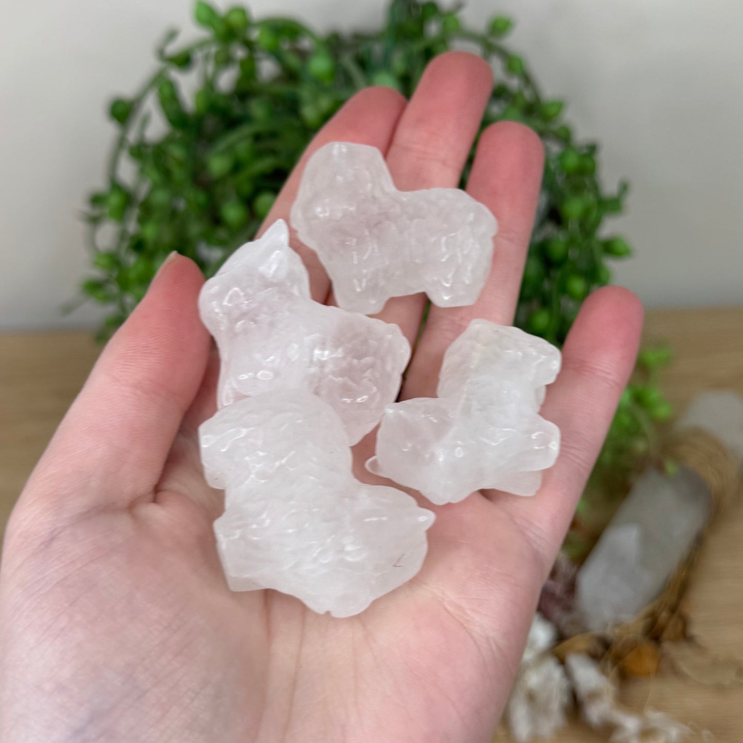 Clear Quartz Small Highland Cow