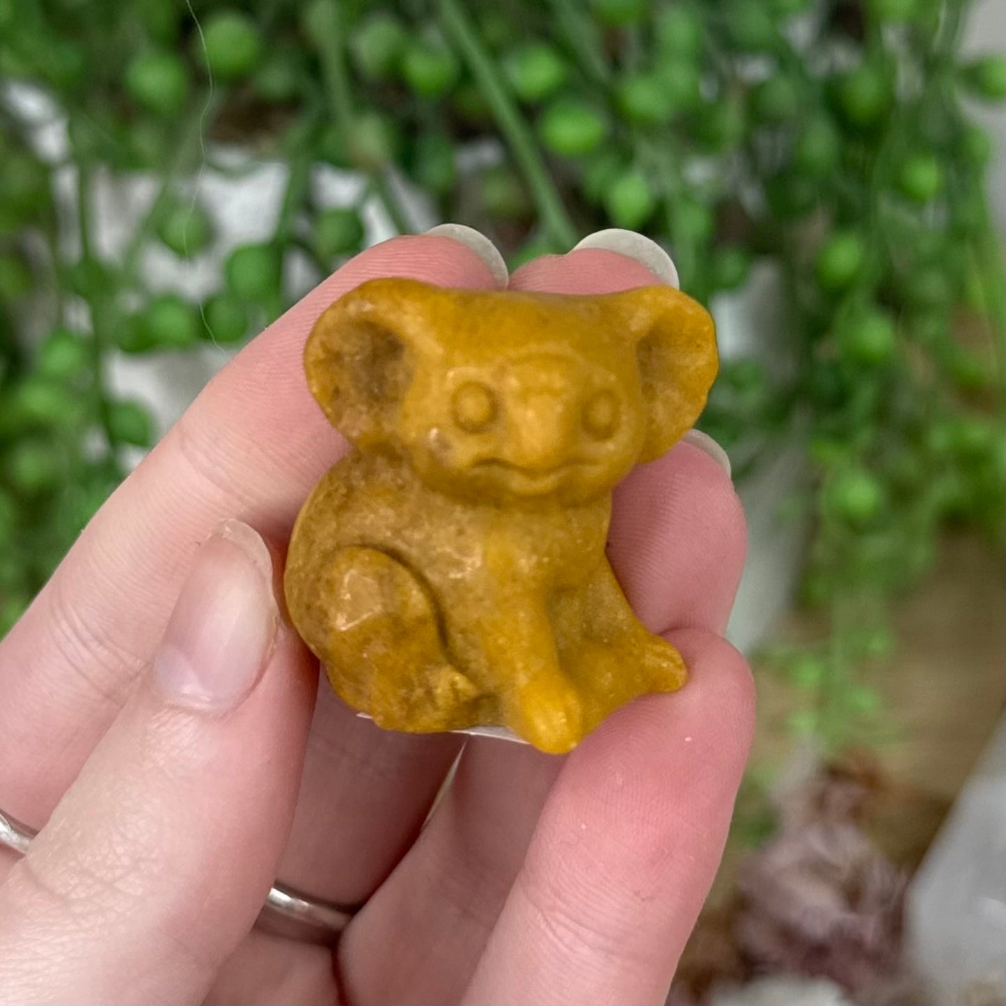 Yellow Mud Stone Koala (S483)