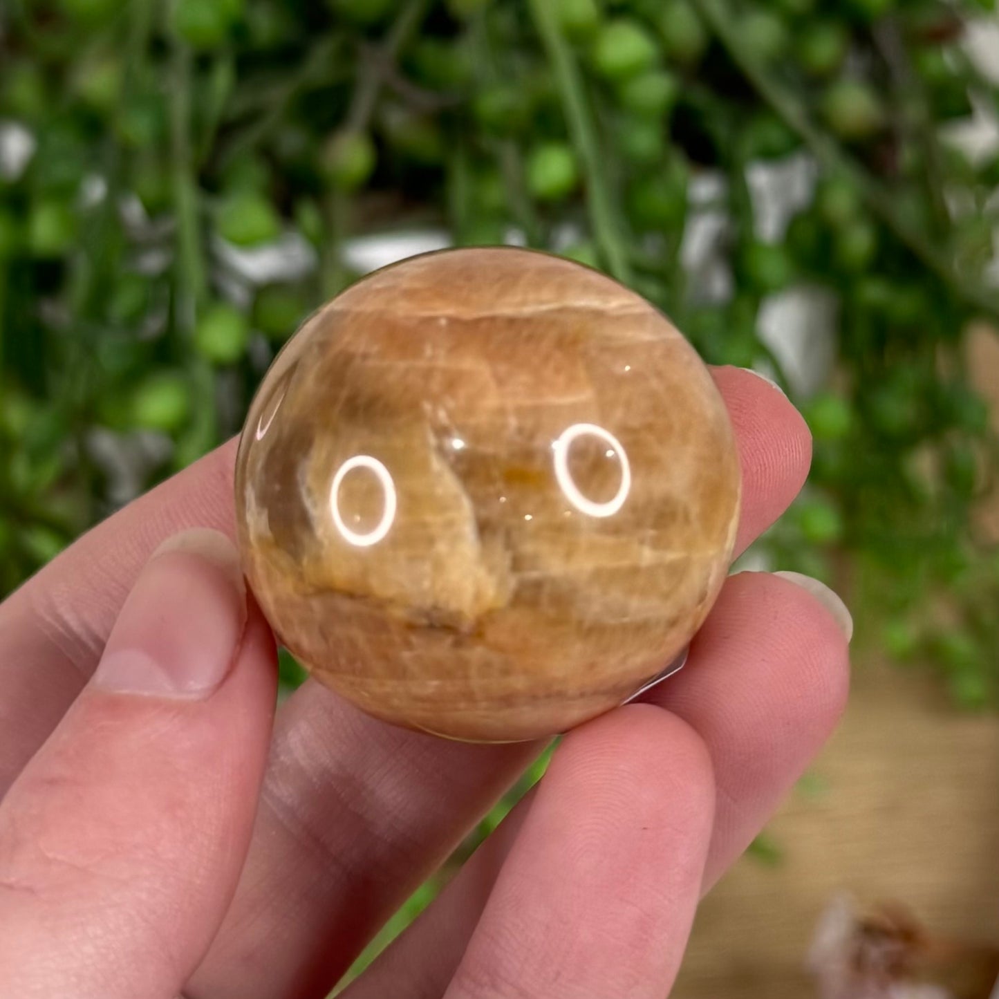 Peach Moonstone / Sunstone Sphere (S611)