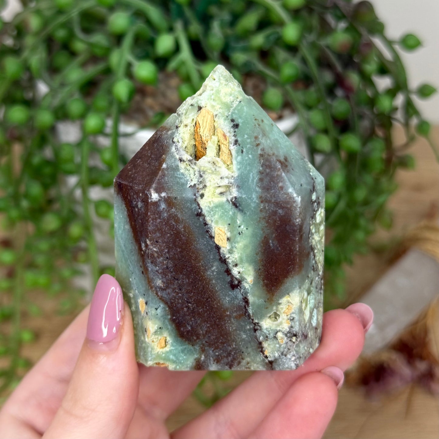Chrysoprase Domino Point (Y814)