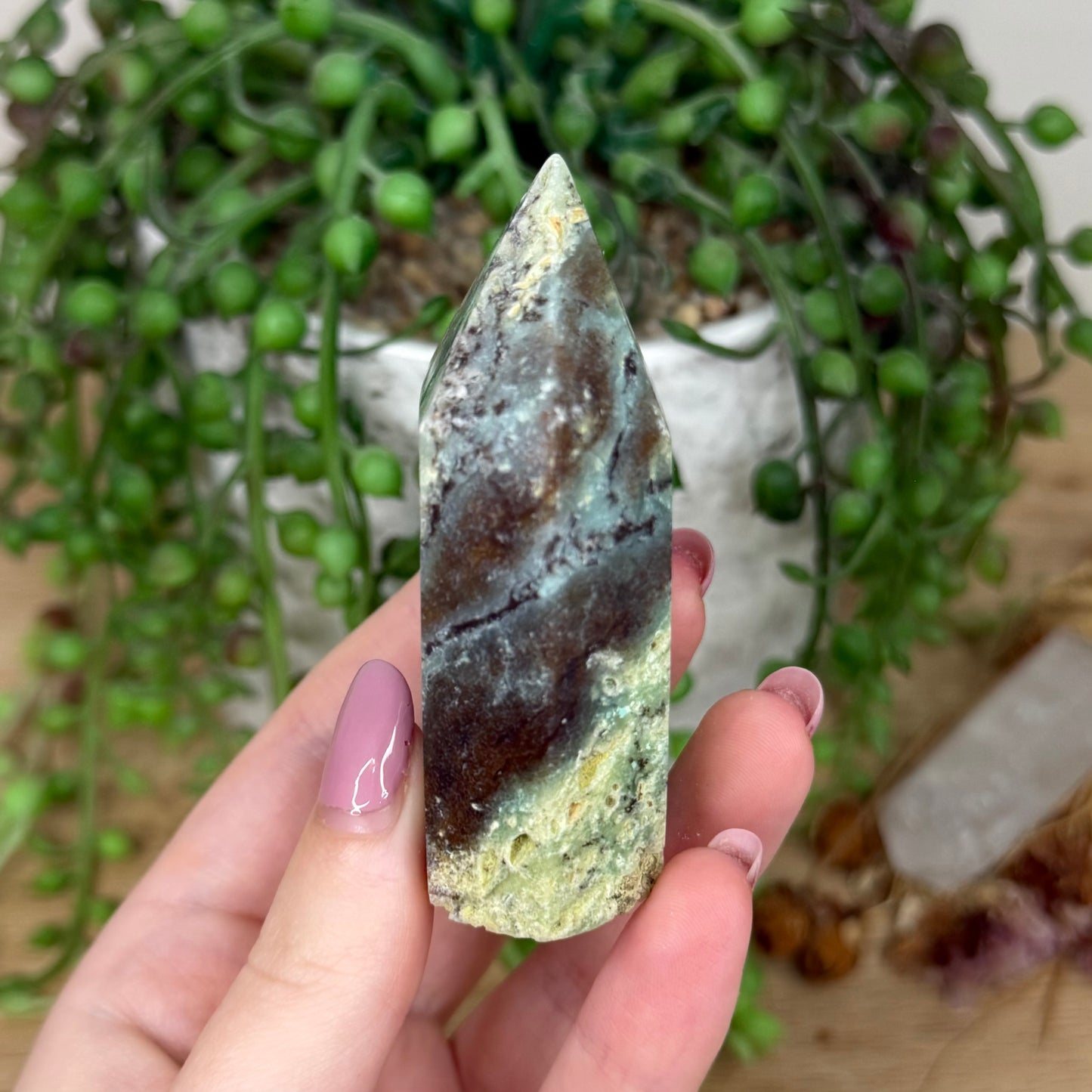Chrysoprase Domino Point (Y816)