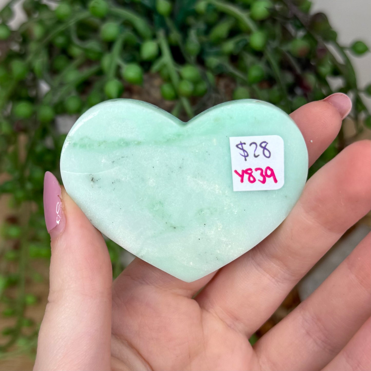 Chrysoprase Heart (Y839)