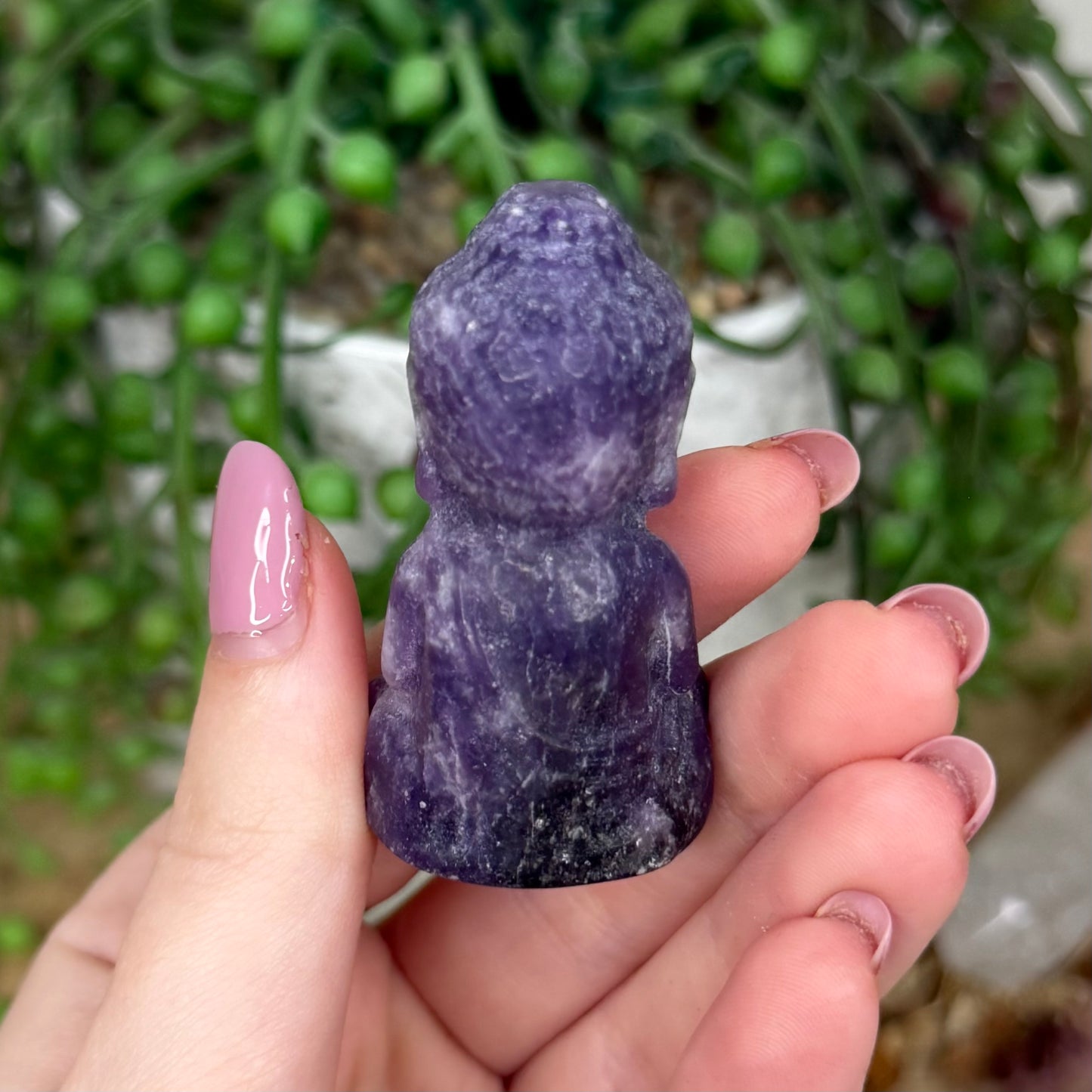 Lepidolite Buddha (Y899)