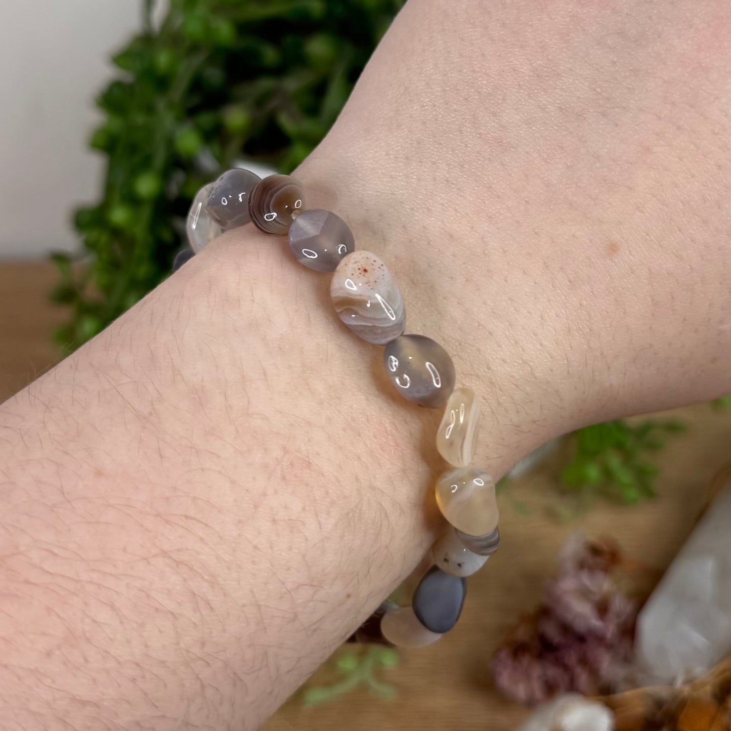 Botswana Agate Bracelet (S761) (S759) (S757) (S760) (S756) (S783) (S758) (S765)