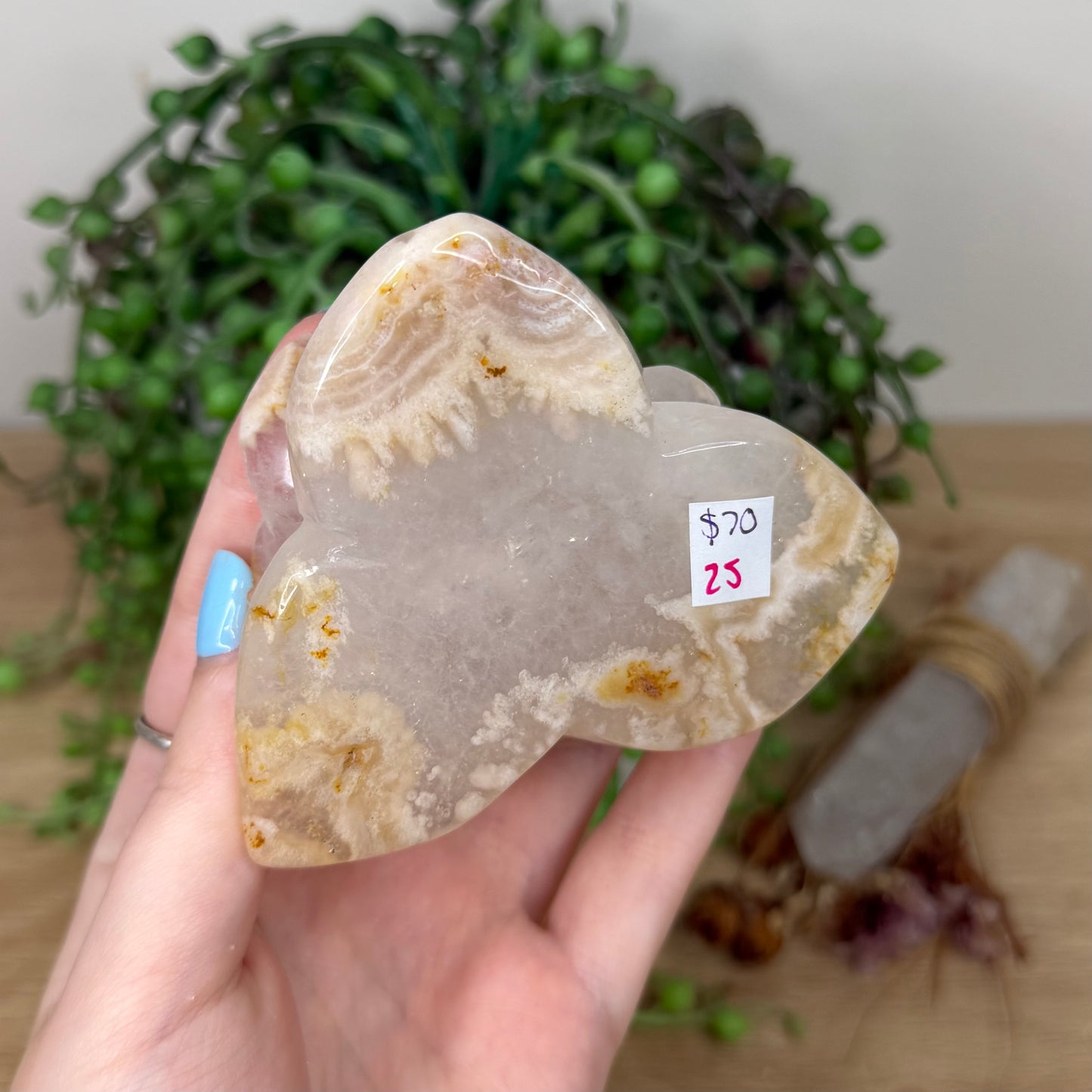 Pink Amethyst / Flower Agate Flower (Z5)