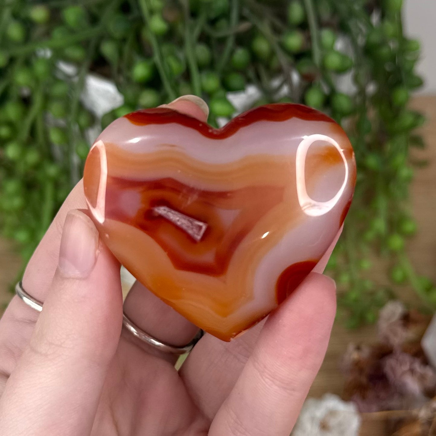 Carnelian Heart (S887)