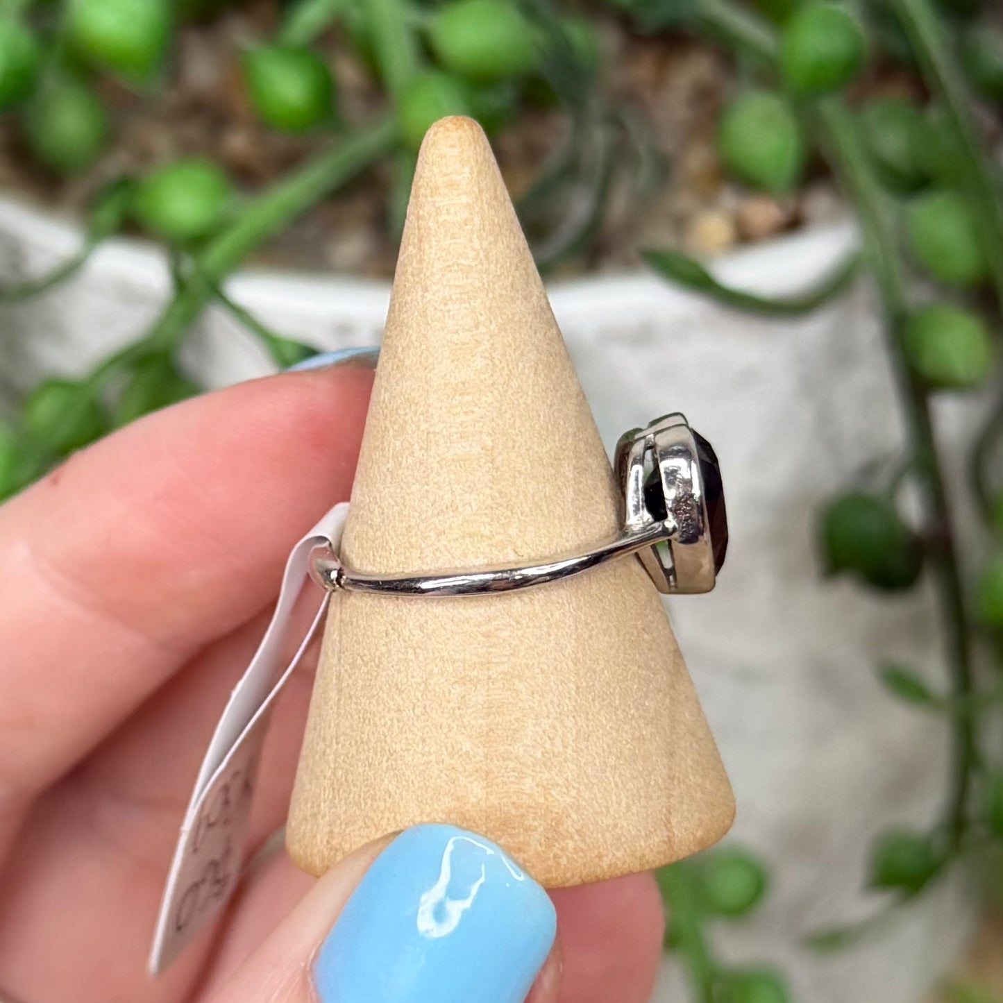 Black Spinel S925 Ring (Y309)