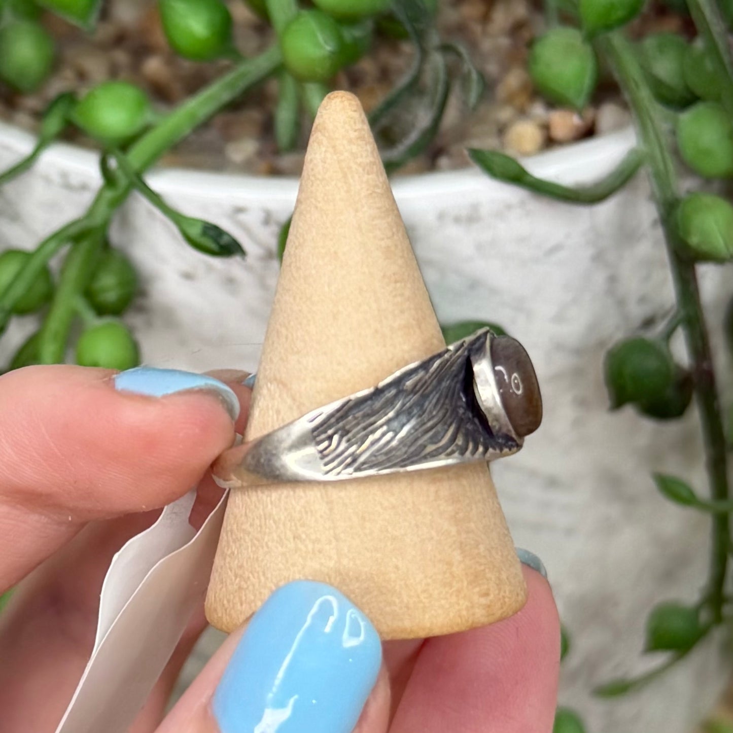 Black Moonstone S925 Ring (W200)