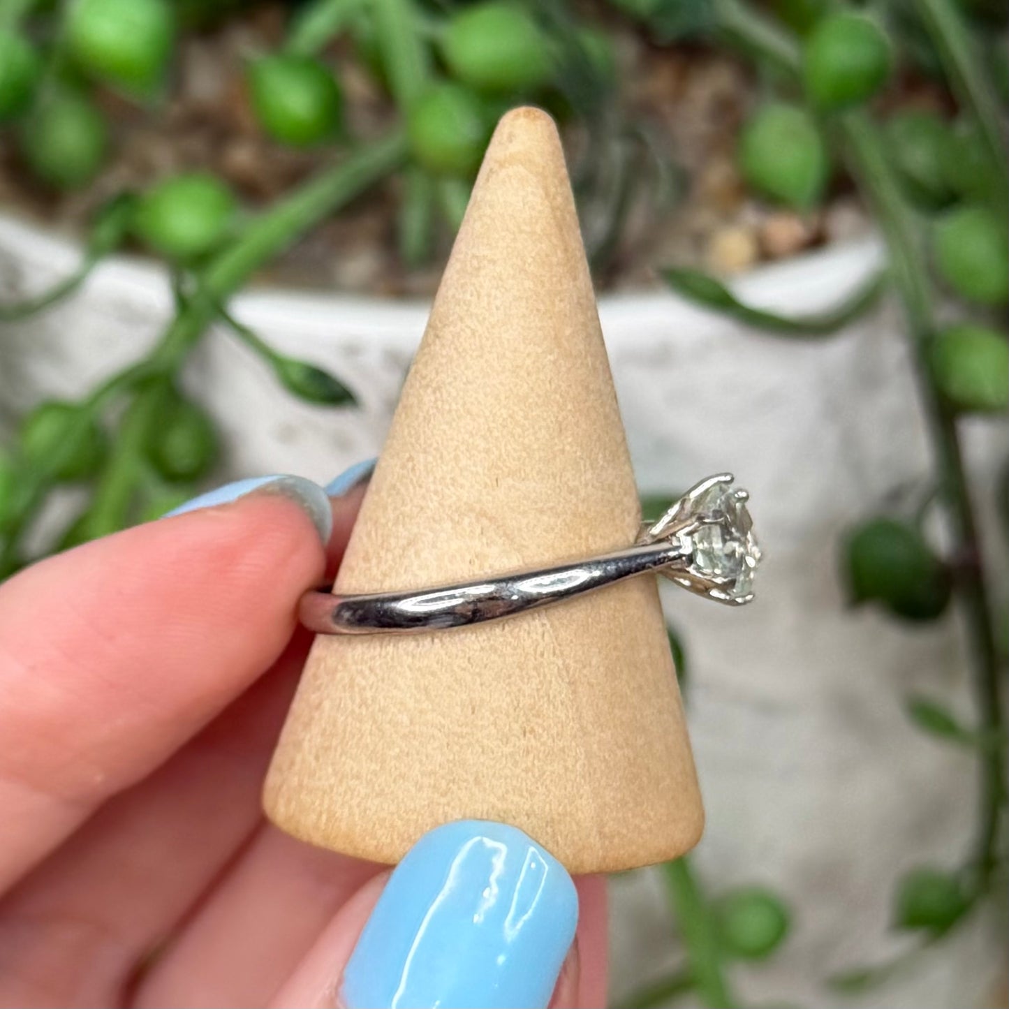 Green Quartz S925 Ring (Y983) (Y981) (Y982)